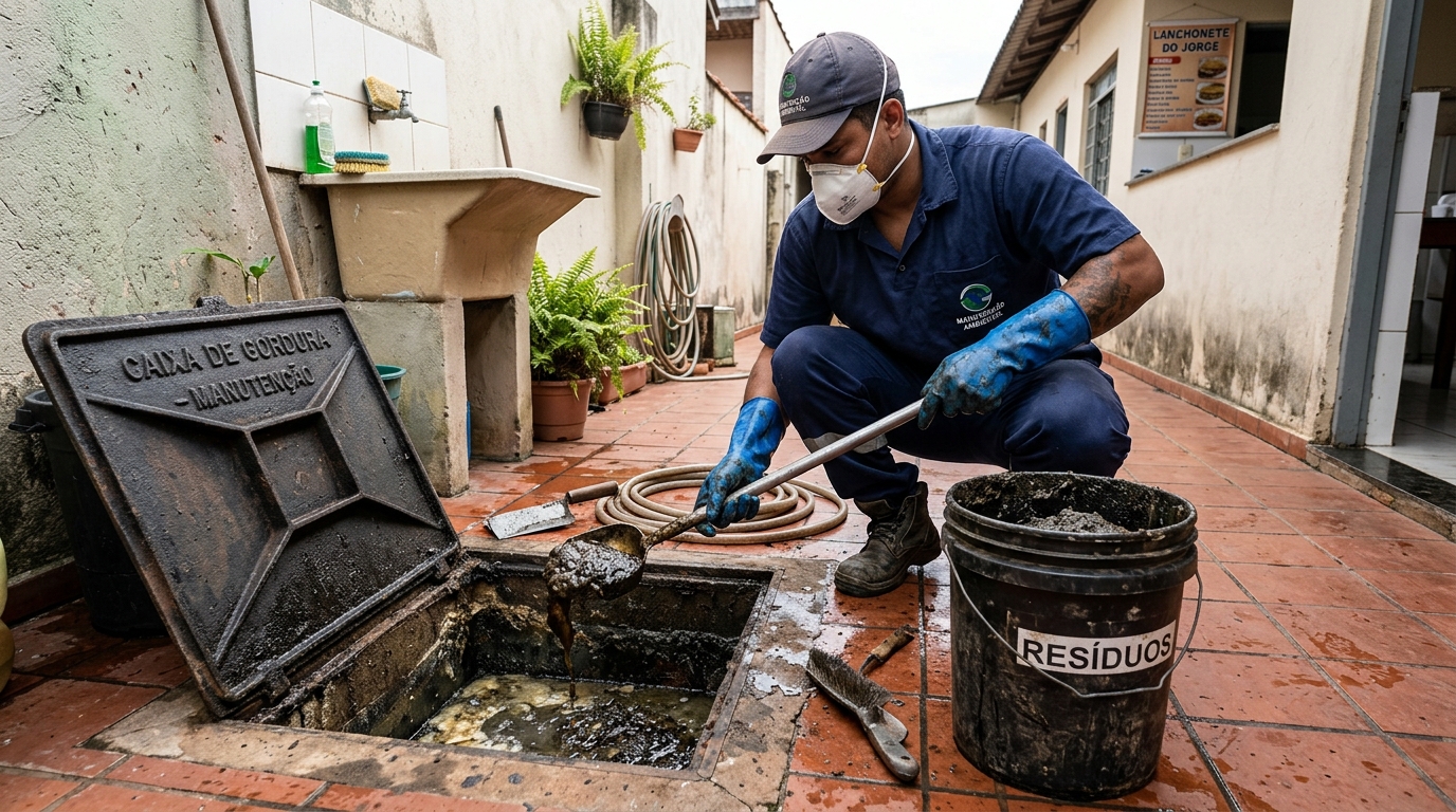 Manutenção de Caixa de Gordura em Teresina‑PI